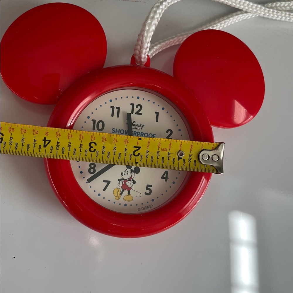 Disney Red Mickey Mouse Wall Clock - Picture 4 of 5